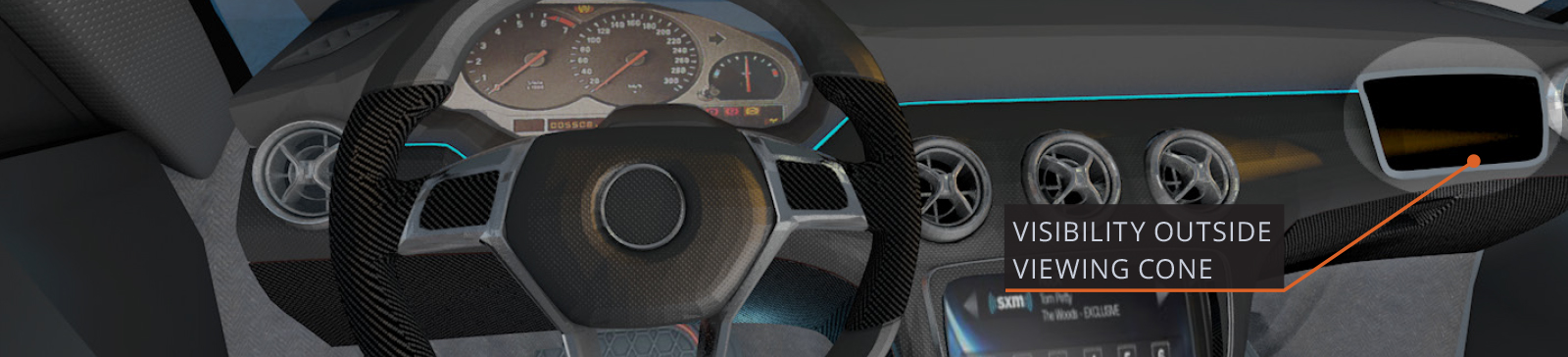 Visibility Outside Viewing Cone